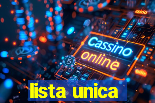 lista unica